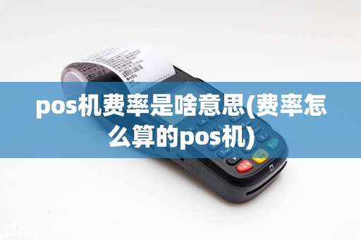 pos机费率是啥意思(费率怎么算的pos机)