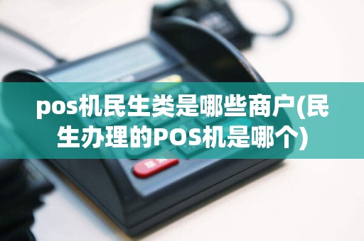 pos机民生类是哪些商户(民生办理的POS机是哪个)