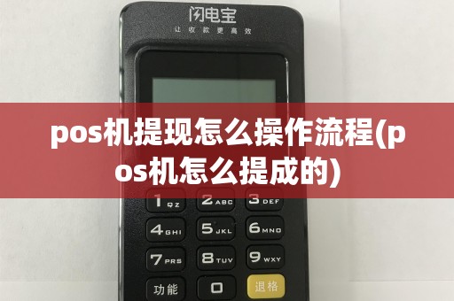 pos机提现怎么操作流程(pos机怎么提成的)