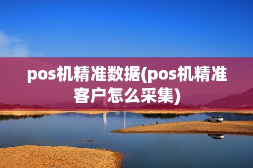 pos机精准数据(pos机精准客户怎么采集)