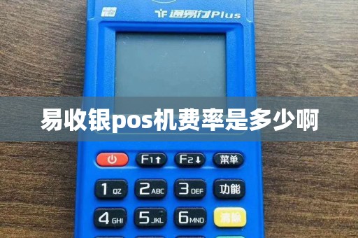 易收银pos机费率是多少啊