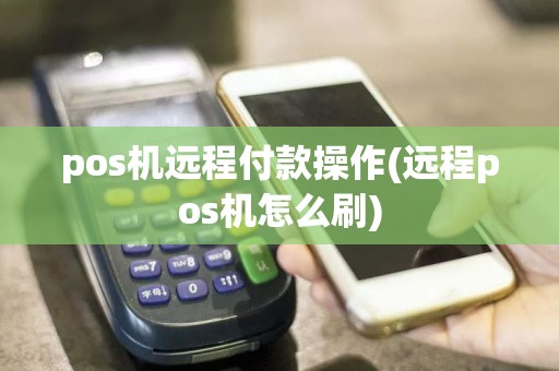 pos机远程付款操作(远程pos机怎么刷)
