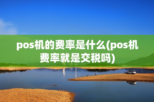 pos机的费率是什么(pos机费率就是交税吗)