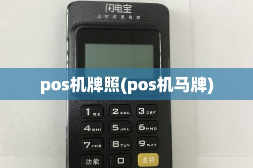 pos机牌照(pos机马牌)