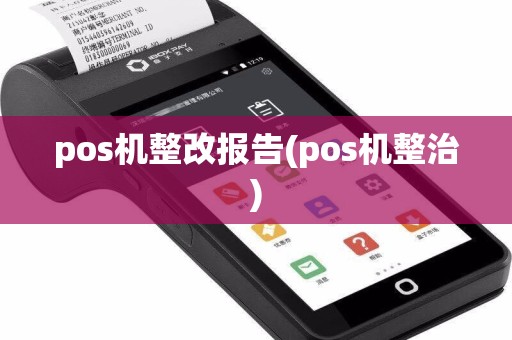 pos机整改报告(pos机整治)
