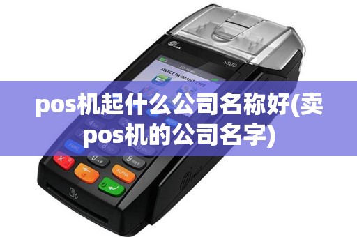 pos机起什么公司名称好(卖pos机的公司名字)