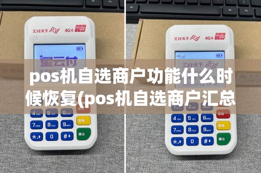 pos机自选商户功能什么时候恢复(pos机自选商户汇总)