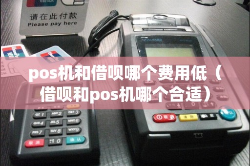 pos机和借呗哪个费用低（借呗和pos机哪个合适）