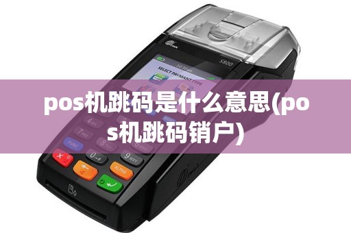 pos机跳码是什么意思(pos机跳码销户)