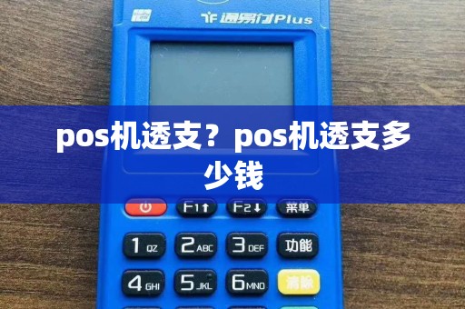 pos机透支？pos机透支多少钱  第1张