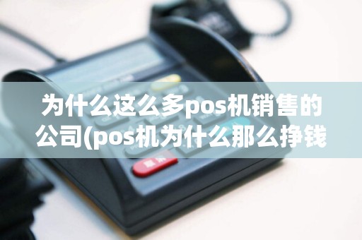 为什么这么多pos机销售的公司(pos机为什么那么挣钱)