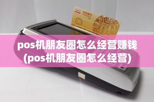 pos机朋友圈怎么经营赚钱(pos机朋友圈怎么经营)  第1张