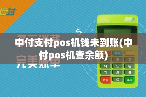 中付支付pos机钱未到账(中付pos机查余额)