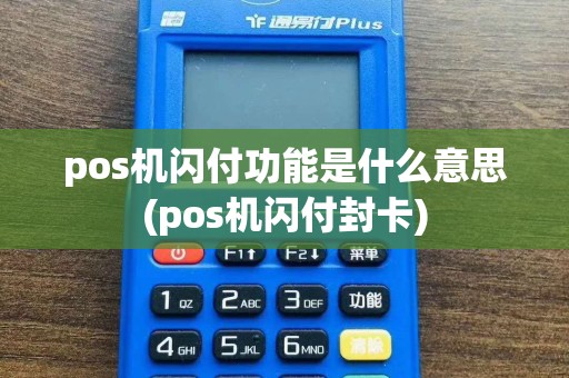 pos机闪付功能是什么意思(pos机闪付封卡)