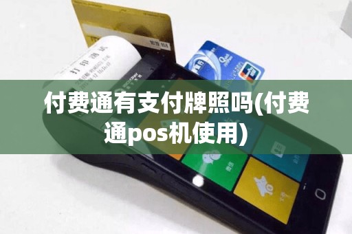 付费通有支付牌照吗(付费通pos机使用)