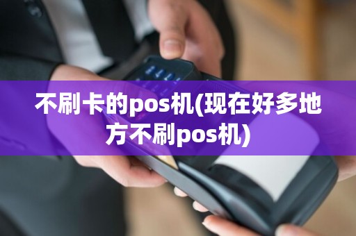 不刷卡的pos机(现在好多地方不刷pos机)