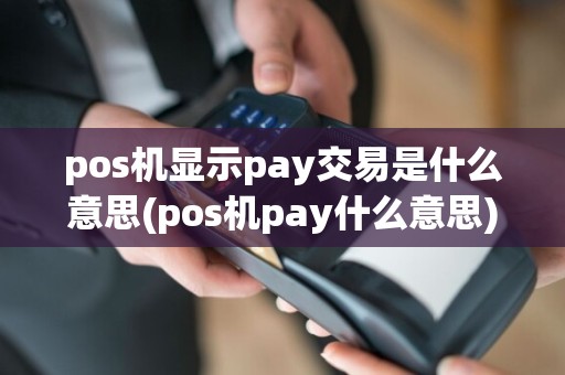 pos机显示pay交易是什么意思(pos机pay什么意思)