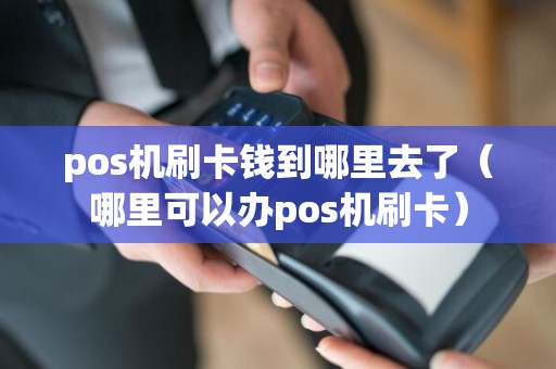 pos机刷卡钱到哪里去了（哪里可以办pos机刷卡）  第1张