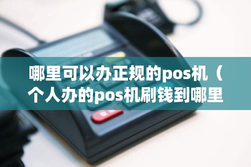 哪里可以办正规的pos机（个人办的pos机刷钱到哪里）