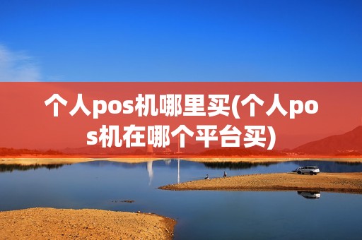 个人pos机哪里买(个人pos机在哪个平台买)