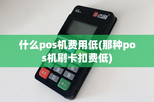 什么pos机费用低(那种pos机刷卡扣费低)