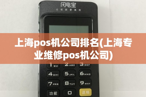 上海pos机公司排名(上海专业维修pos机公司)  第1张