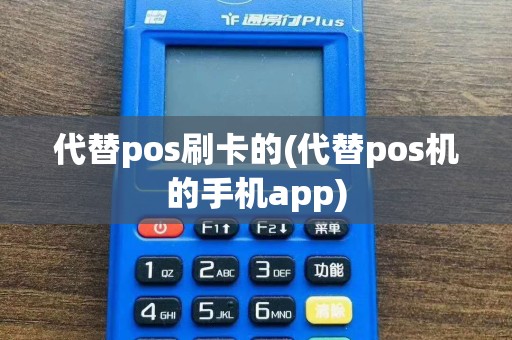 代替pos刷卡的(代替pos机的手机app)  第1张