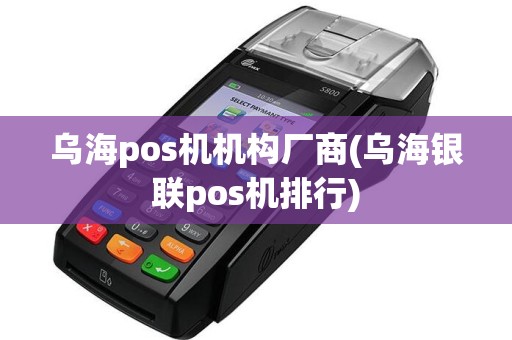 乌海pos机机构厂商(乌海银联pos机排行)