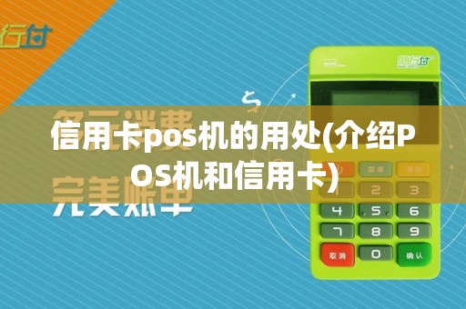 信用卡pos机的用处(介绍POS机和信用卡)