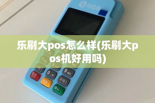 乐刷大pos怎么样(乐刷大pos机好用吗)