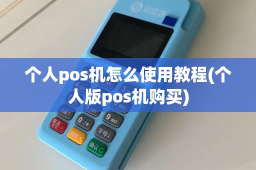 个人pos机怎么使用教程(个人版pos机购买)