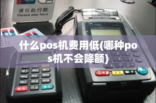 什么pos机费用低(哪种pos机不会降额)