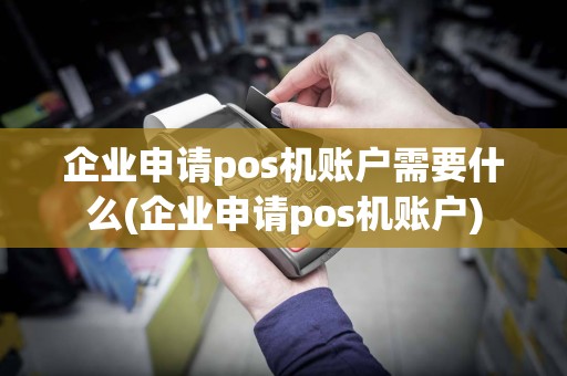 企业申请pos机账户需要什么(企业申请pos机账户)