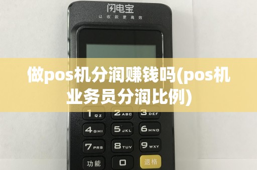 做pos机分润赚钱吗(pos机业务员分润比例)