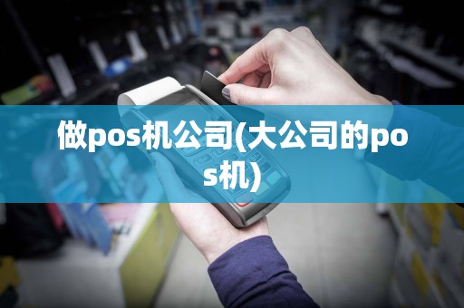 做pos机公司(大公司的pos机)