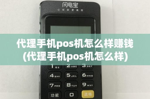 代理手机pos机怎么样赚钱(代理手机pos机怎么样)  第1张