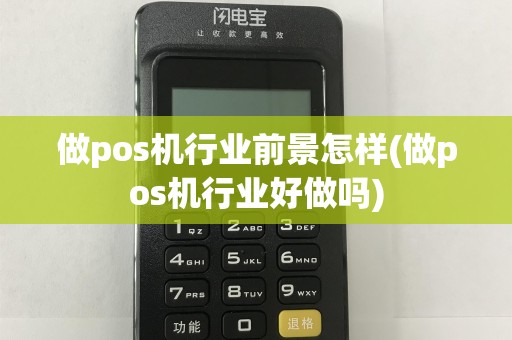 做pos机行业前景怎样(做pos机行业好做吗)