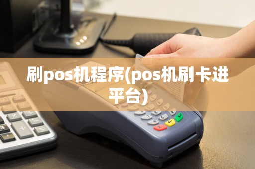 刷pos机程序(pos机刷卡进平台)
