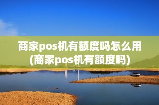 商家pos机有额度吗怎么用(商家pos机有额度吗)